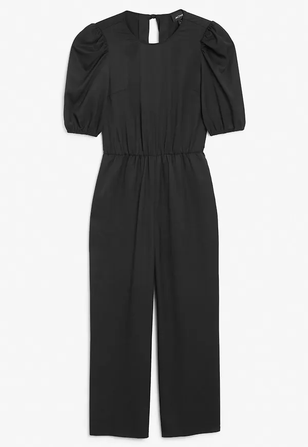 Open-back jumpsuit - Black