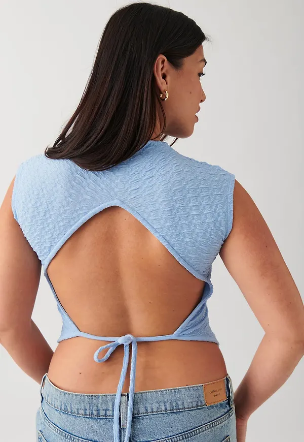 Open back top
