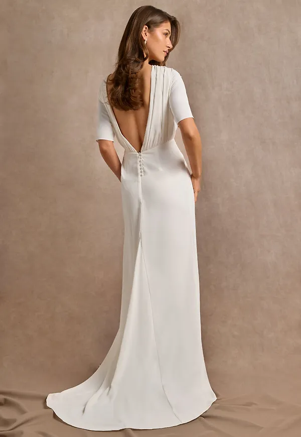 Open Back Wedding Gown – Bubbleroom