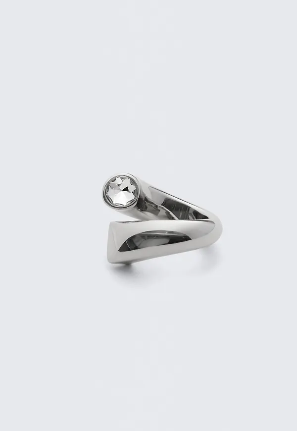 Open-Band Rhinestone Ring