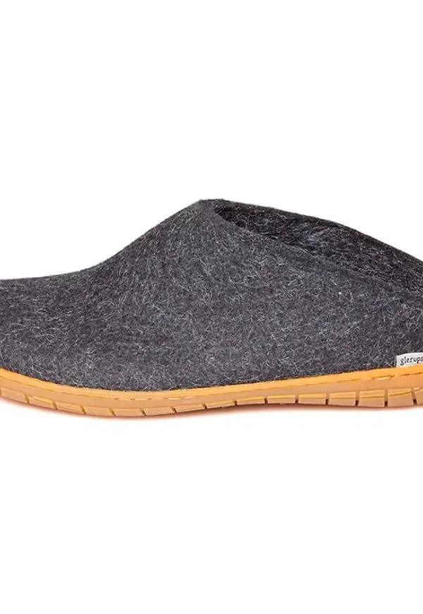 Open Heel Rubber Sole