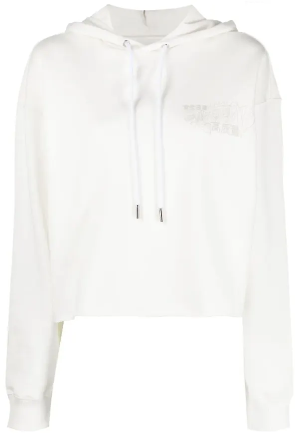 Opening Ceremony hoodie med blommigt tryck - Neutral