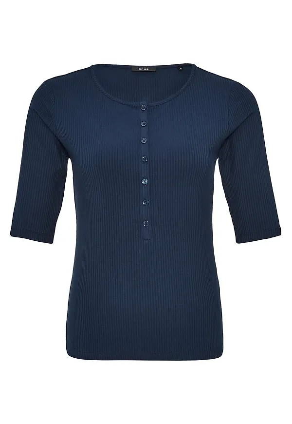 OPUS T-shirt 'Sefania' marinblå