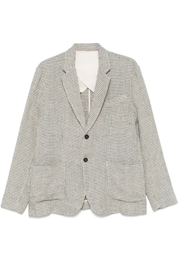 original vintage style rutig jacka - Neutral