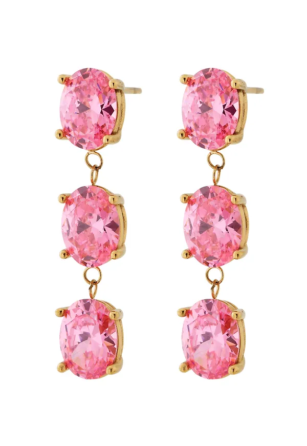 Orion earrings pink
