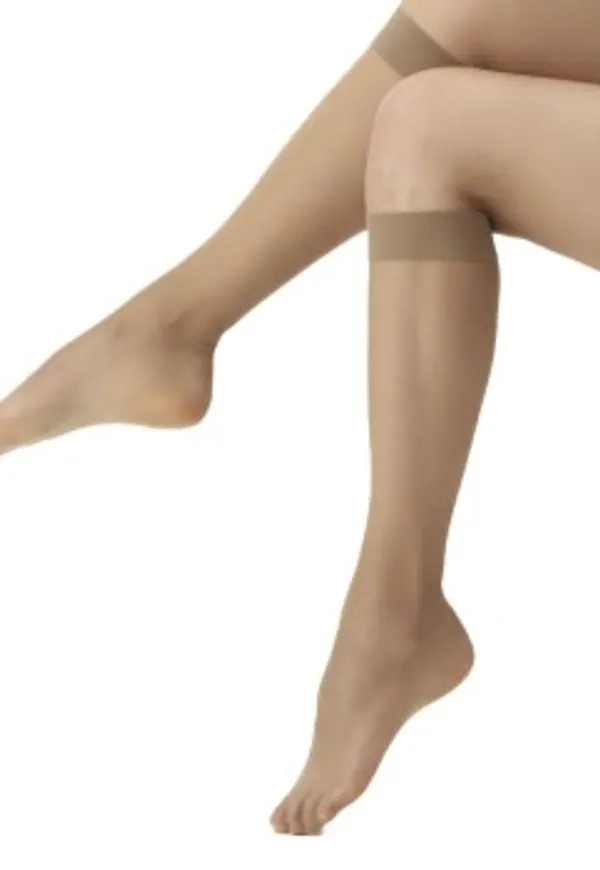 Oroblu Strumpbyxor Mi Bas Suntime 15 Sun Knee Socks Beige One Size Dam