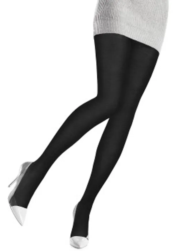 Oroblu Strumpbyxor Nives Fine Wool Tights Svart Small Dam