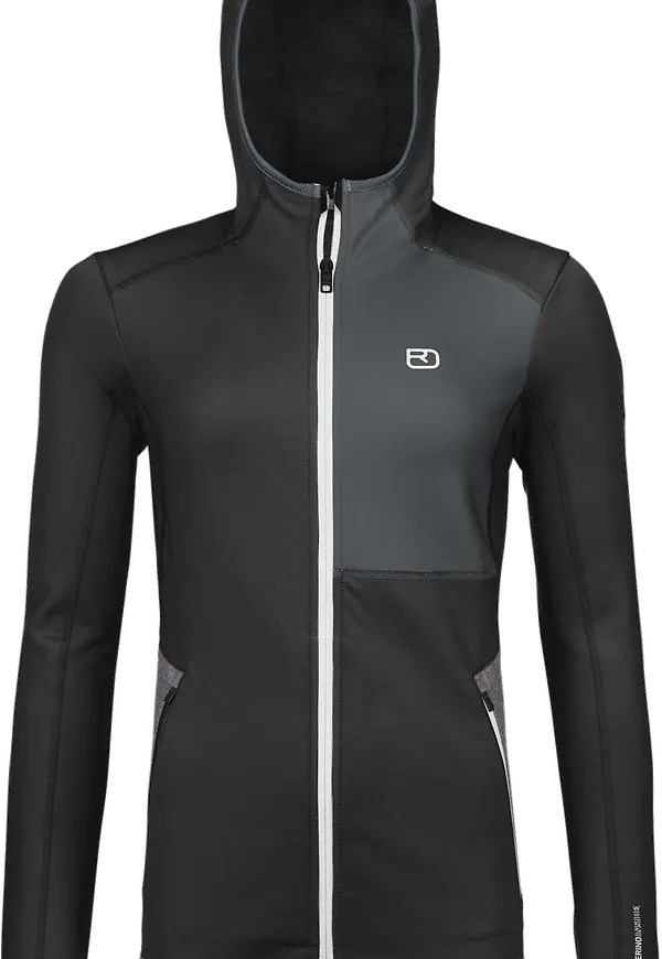 Ortovox Women's Fleece Hoody Black Raven