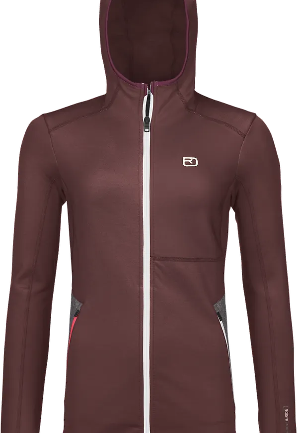 Ortovox Women's Fleece Hoody Winetasting