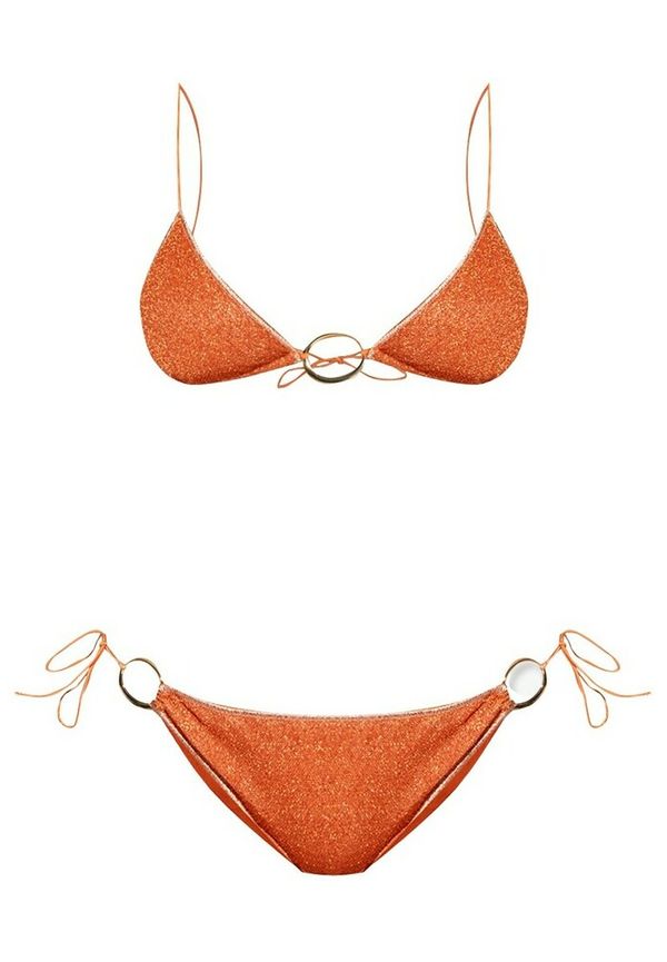 Oseree Appliquéd bikini Orange, Dam