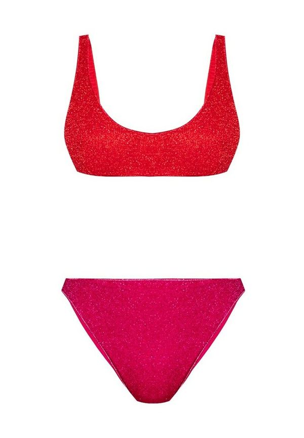 Oseree Bikini with lurex finish Röd, Dam