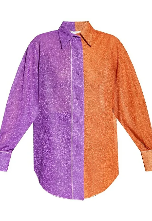 Oseree Relaxed-fitting shirt Lila, Dam