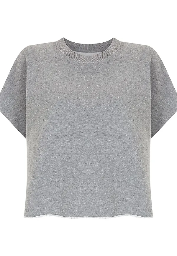 Osklen kort t-shirt - Grå