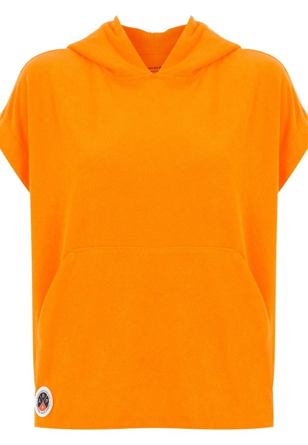 Osklen kortärmad hoodie med logotypmärke - Orange