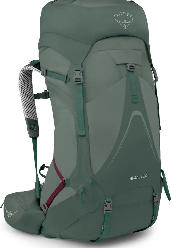 Osprey Women's Aura AG LT 50 Koseret/Darjeeling Spring Green