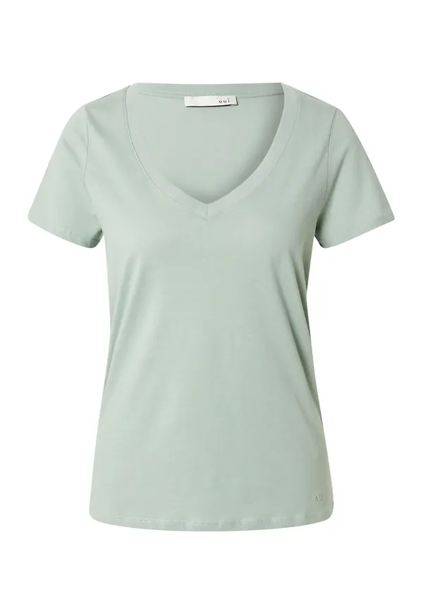 OUI T-shirt 'Carli' pastellgrön