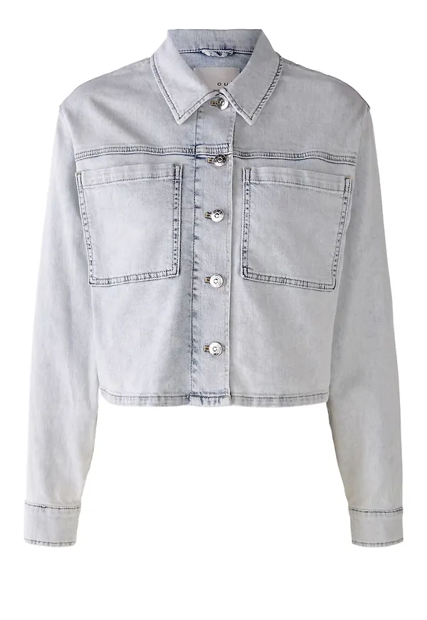 OUI Övergångsjacka blå denim