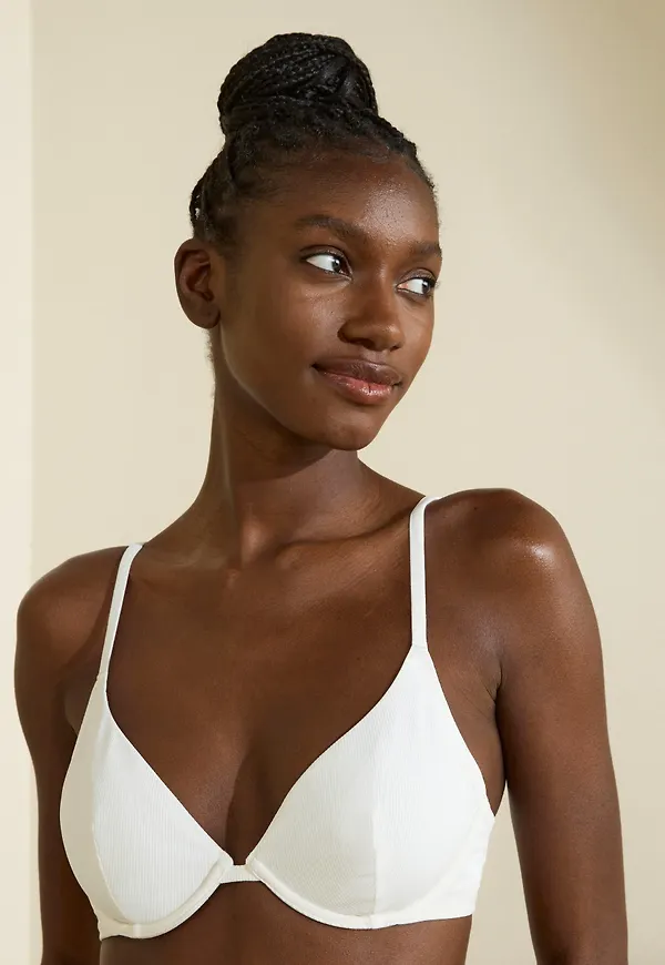 Ovadderad bikini bh med bygel