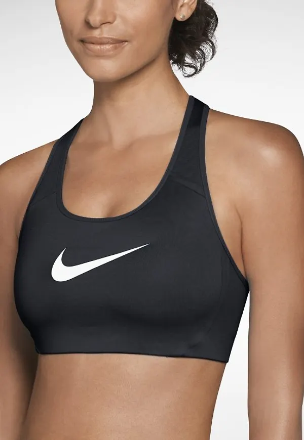 Ovadderad sport-BH Nike Victory Shape med mycket stöd för kvinnor - Svart