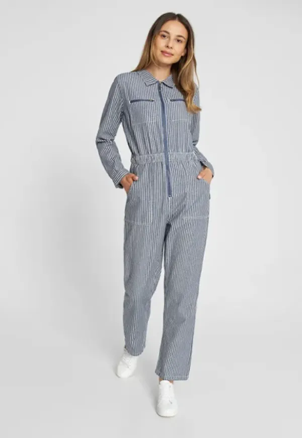 Overall Hultsfred Work Stripe Blue