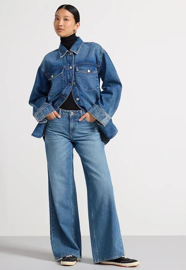 Overshirt i denim