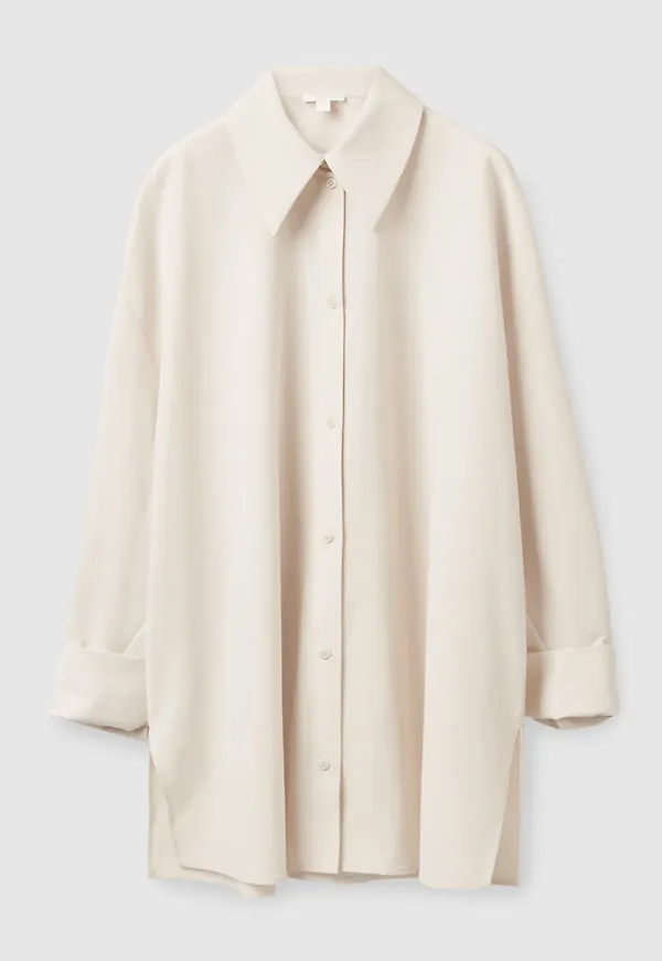 OVERSIZED-FIT LONGLINE SHIRT