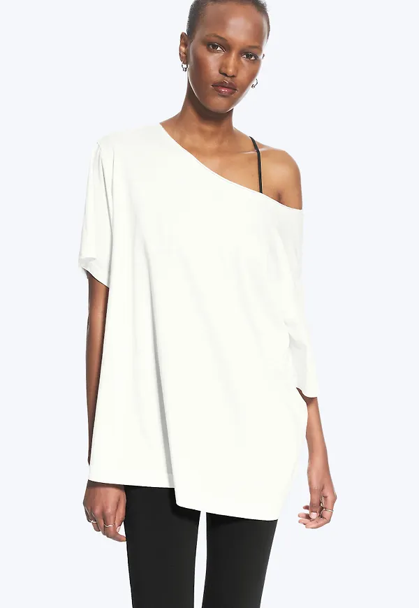 Oversized Boat Neck T-Shirt