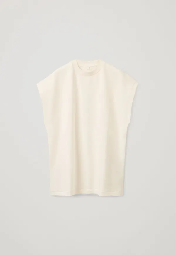 OVERSIZED CAP SLEEVE TOP