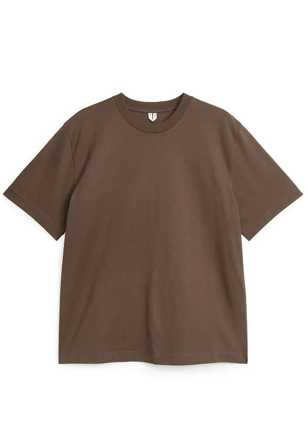 Oversized Heavyweight T-shirt - Beige