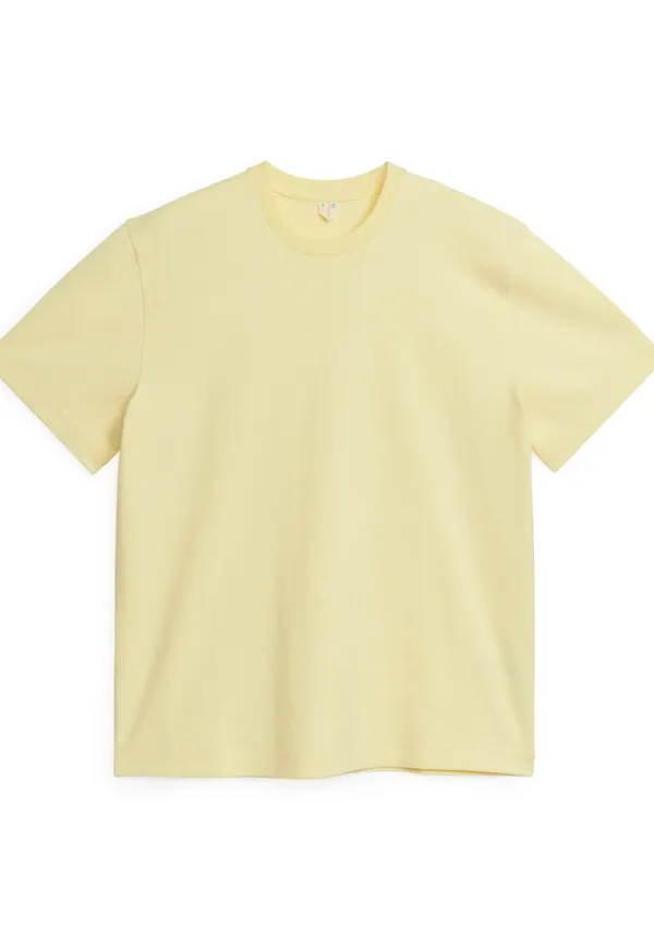 Oversized Heavyweight T-shirt - Yellow