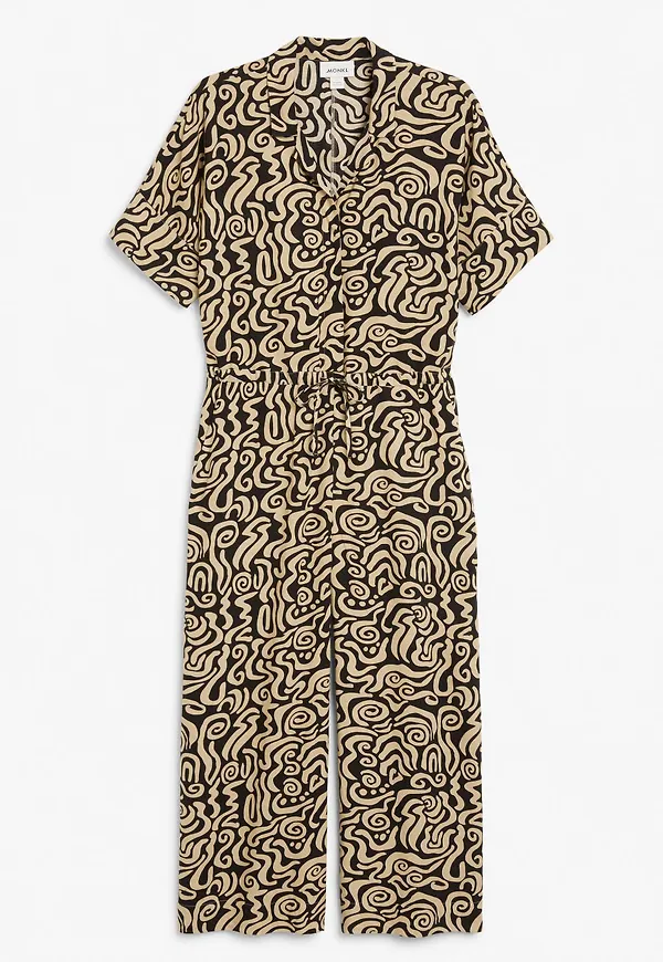 Oversized jumpsuit - Beige