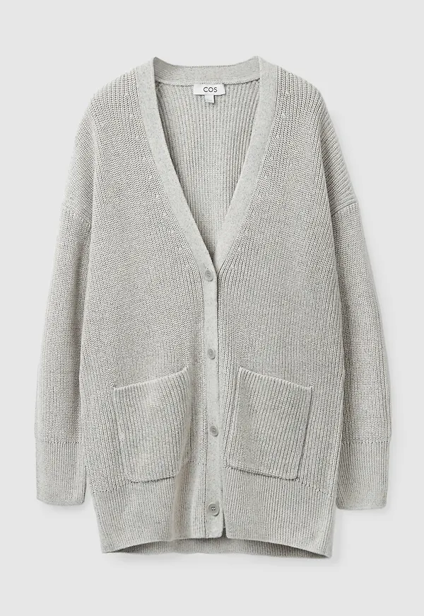 OVERSIZED KNITTED CARDIGAN