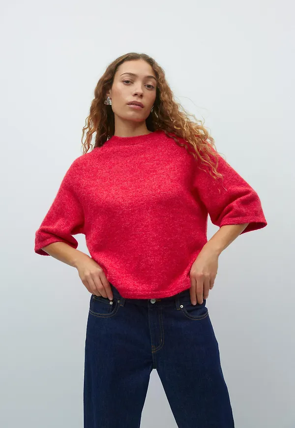 Oversized knitted tee