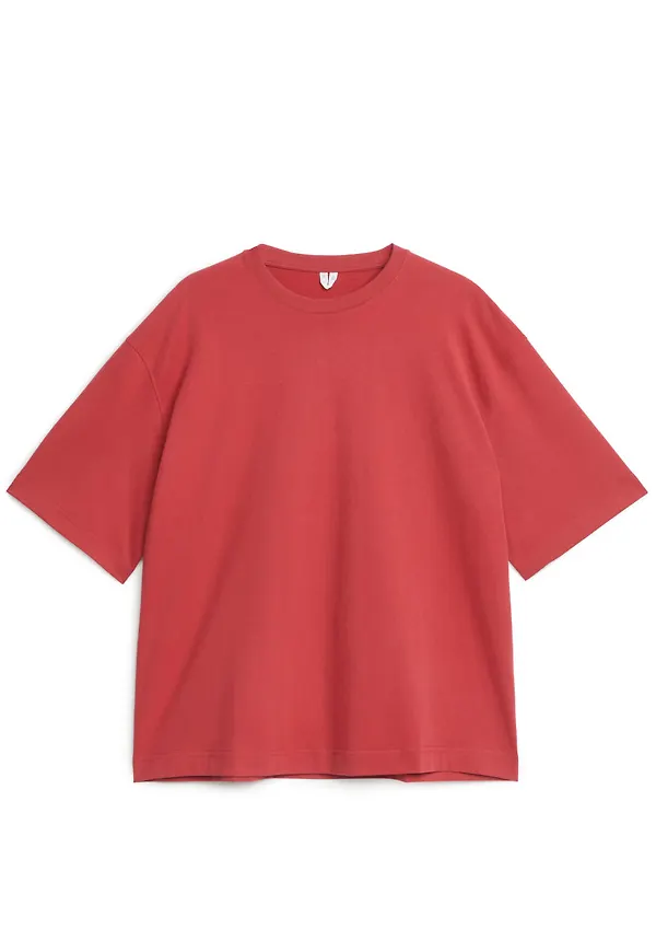 Oversized Lightweight T-Shirt - Red