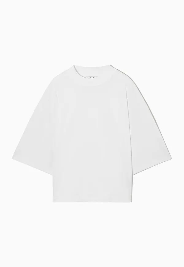 OVERSIZED MOCK-NECK T-SHIRT