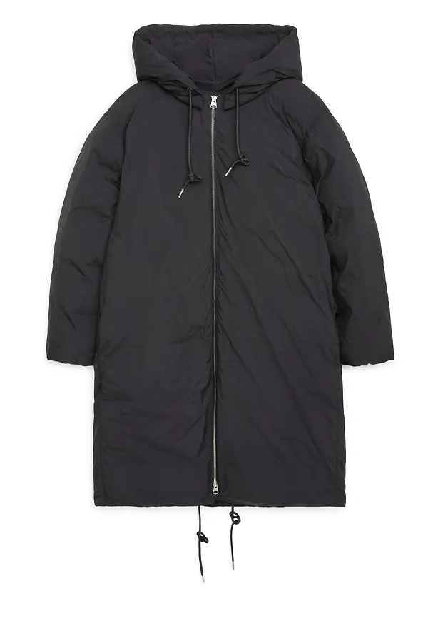 Oversized Padded Parka - Black