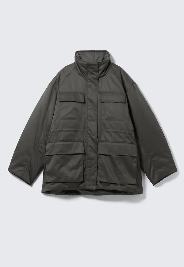 Oversized Padded Utility Jacket