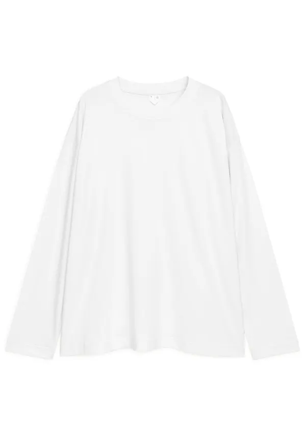 Oversized Pima Cotton T-shirt - White