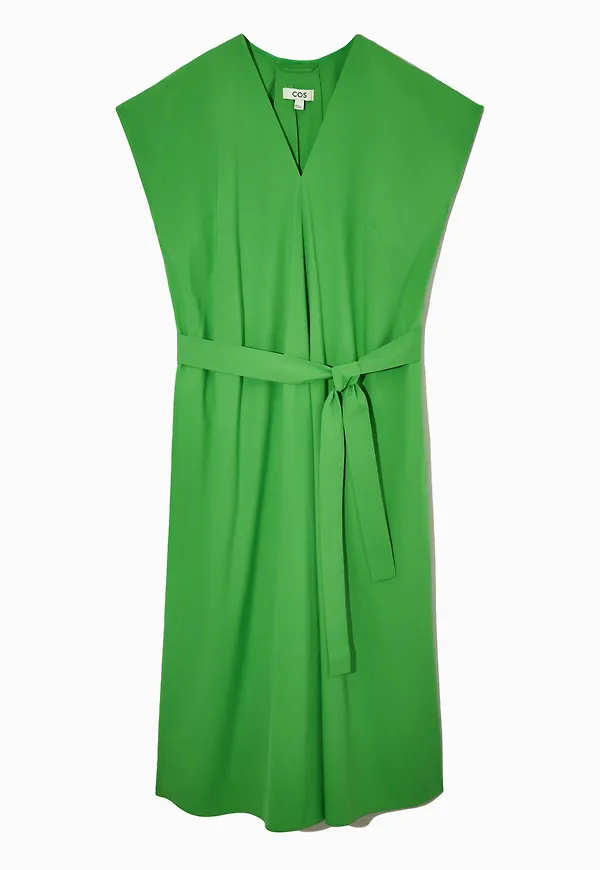 OVERSIZED POPLIN KAFTAN DRESS