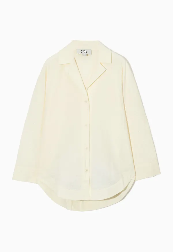OVERSIZED SEERSUCKER PYJAMA SHIRT