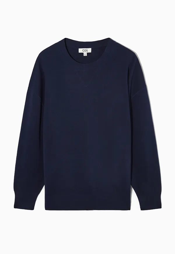 OVERSIZED SILK-BLEND TOP
