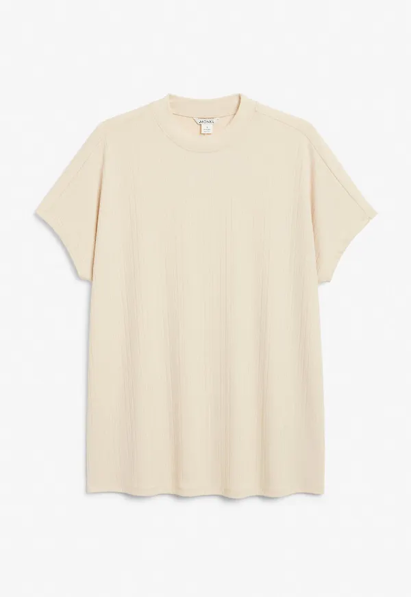 Oversized t-shirt - Beige