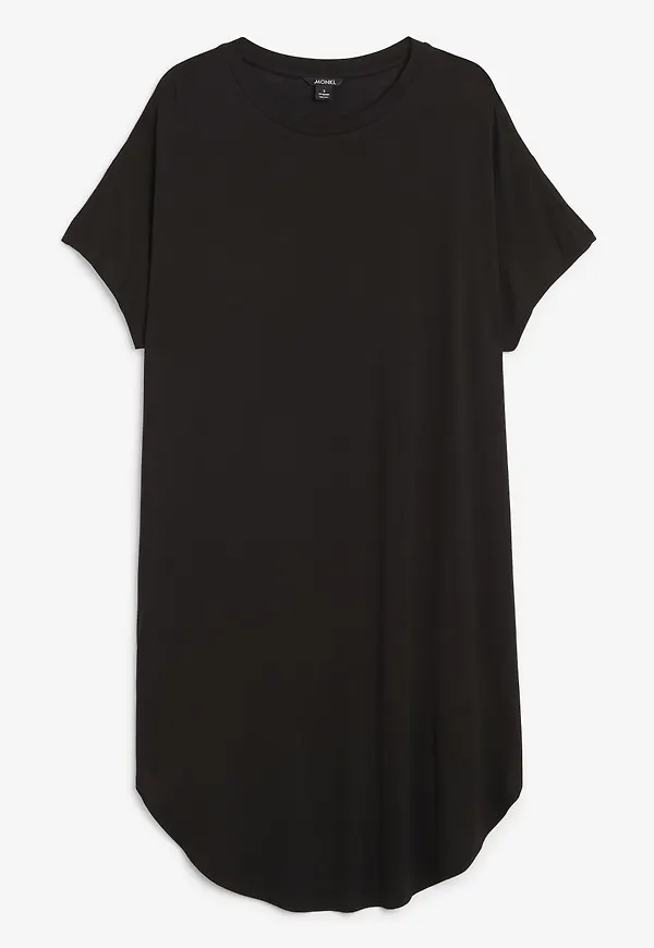 Oversized t-shirt dress - Black