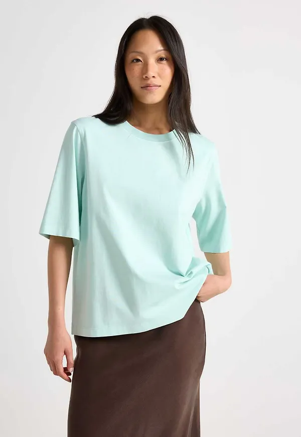 Oversized t-shirt i tvättad bomull