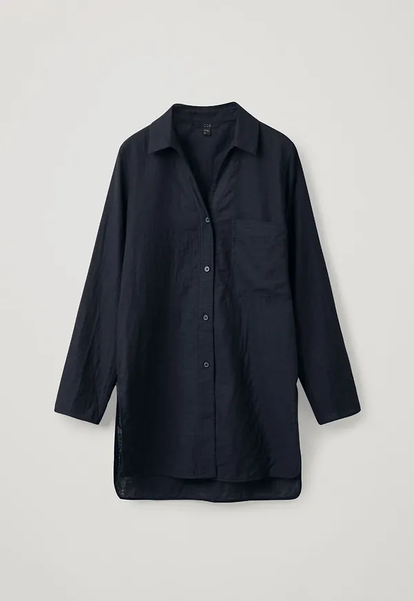 OVERSIZED TUNIC-STYLE SHIRT