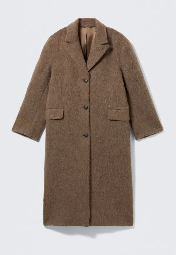 OVERSIZED WOOL-BLEND COAT