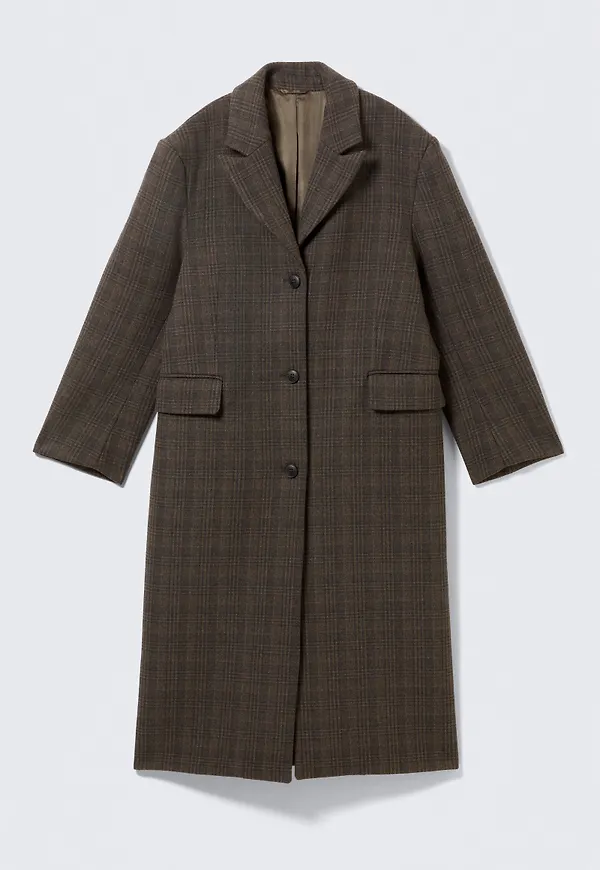 OVERSIZED WOOL-BLEND COAT