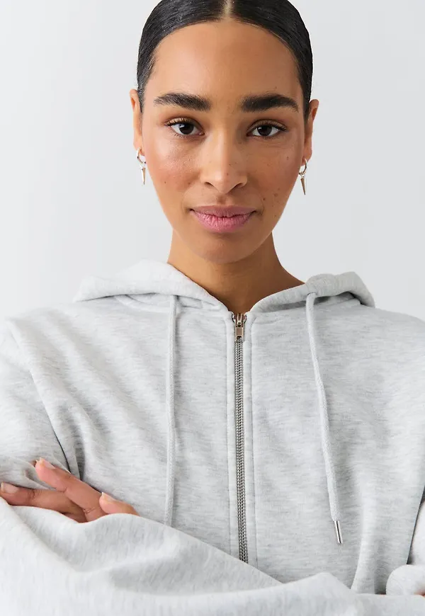 Oversized zip hoodie