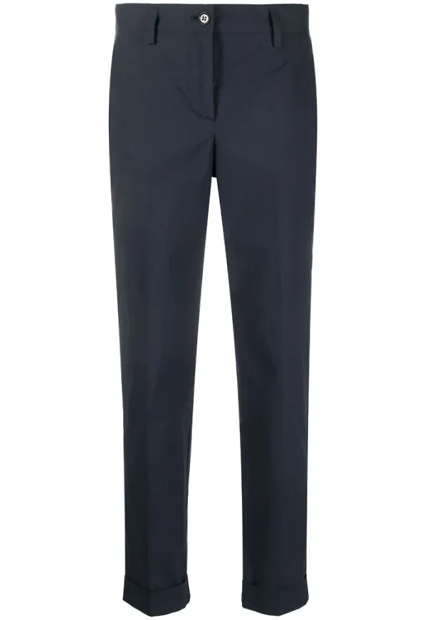P.a.r.o.s.h. Parosh Trousers Blue Blå, Dam