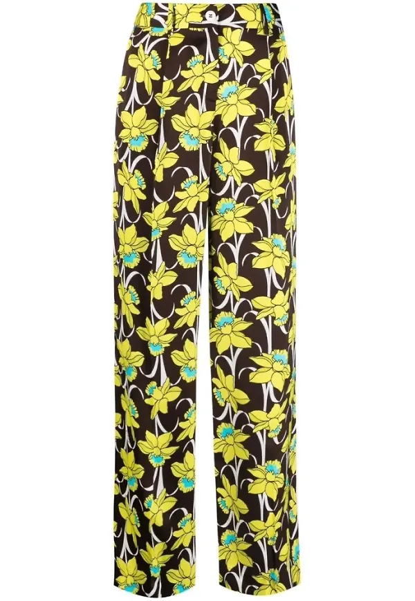 P.a.r.o.s.h. Wide Trousers Gul, Dam